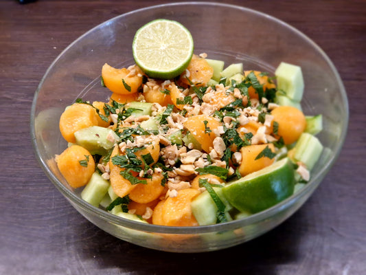 Salade melon et concombre